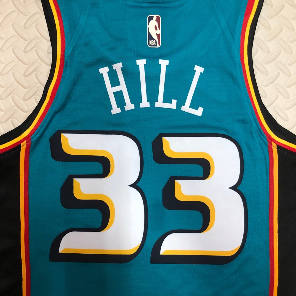 23 Season Detroit Pistons MN Retro 33 Hill