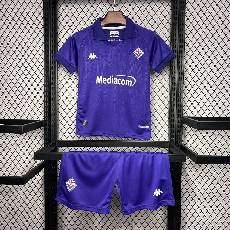 2024-25 Fiorentina Home KIDS Football jersey