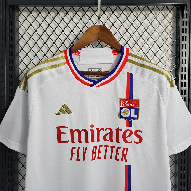 2023-24 Lyon Home soccer jersey