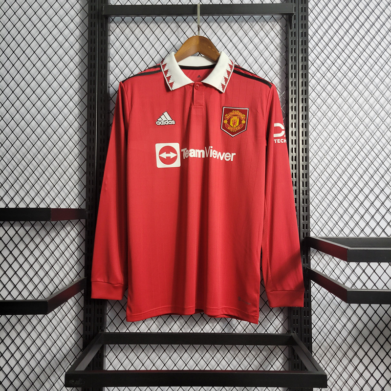 2022-23 Manchester United Long Sleeve  Home