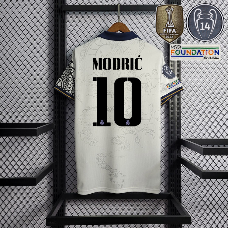 2022-23 Real Madrid Chinese Dragon White  Benzema vini jr. KROOS MODRIC Football jersey
