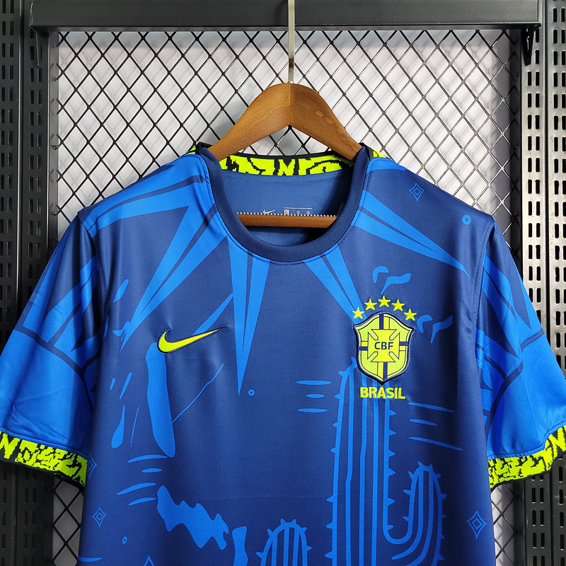 2022-23 Brazilian Blue Special Edition  VINI JP PAPHINHA CUNHA NAYMAR JR L.PAQUETA Football jersey