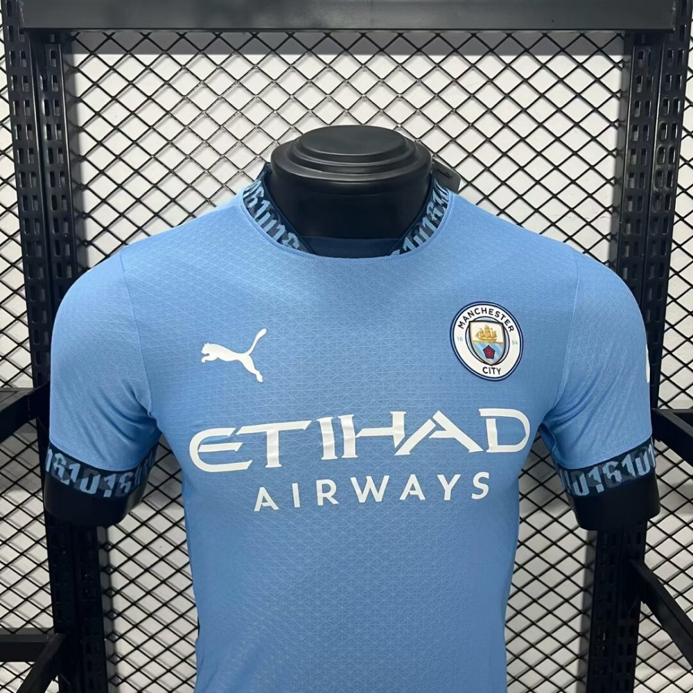 Manchester City 2024-25 Home Jersey Player Version