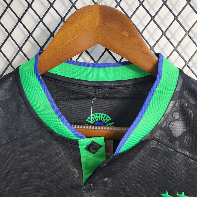 2022-23 Brazil black leopard national team  VINI JP PAPHINHA CUNHA NAYMAR JR L.PAQUETA Football jersey