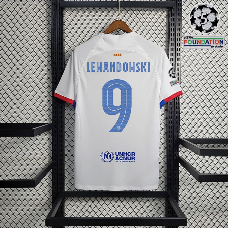 2023-24 Barcelona away GAVI LEWANDOWSKI F. DE JONG PEDRI FERMíN Football jersey