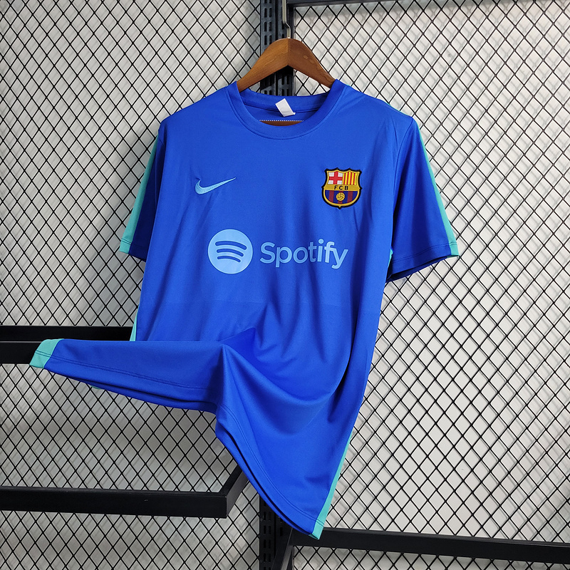 2023-24 Barcelona Training Suit  GAVI LEWANDOWSKI F. DE JONG PEDRI FERMíN Football jersey