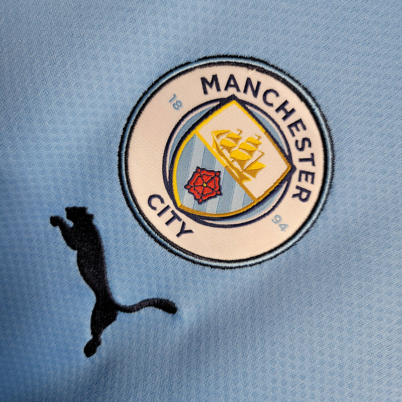 22-23 Long Sleeve Manchester City Home