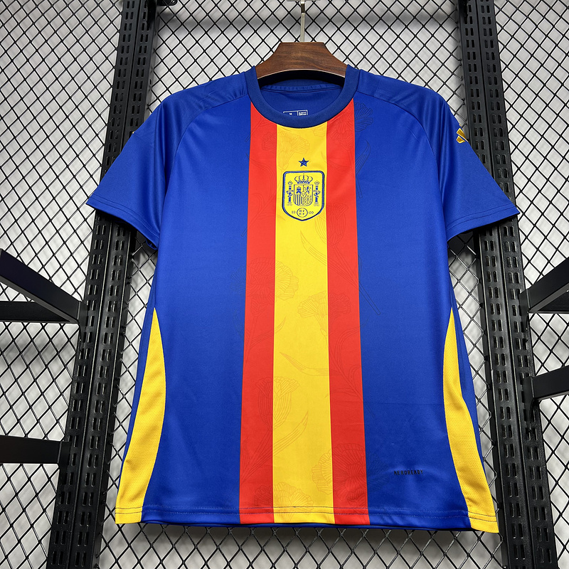Spain 2024-25 Euro Pre-match training uniform Jersey