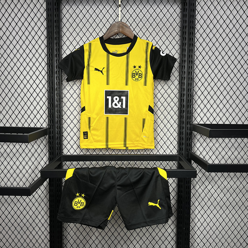 2024-25 Borussia Dortmund Home KIDS Football jersey
