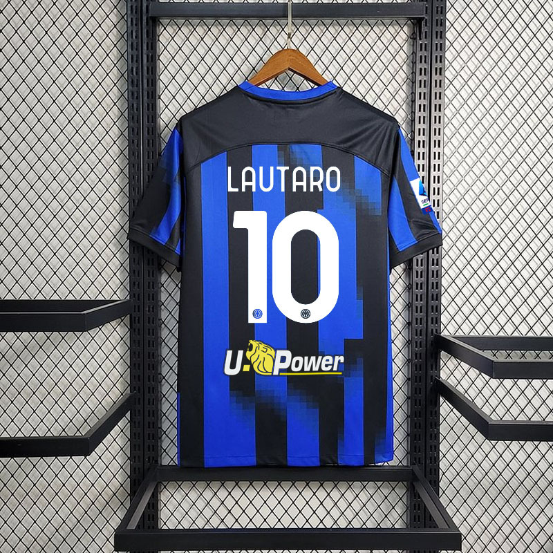 2023-24 Inter Milan Home CUADRADO ARNAUTOVIC THURAM LAUTARO FRATTESI Football jersey