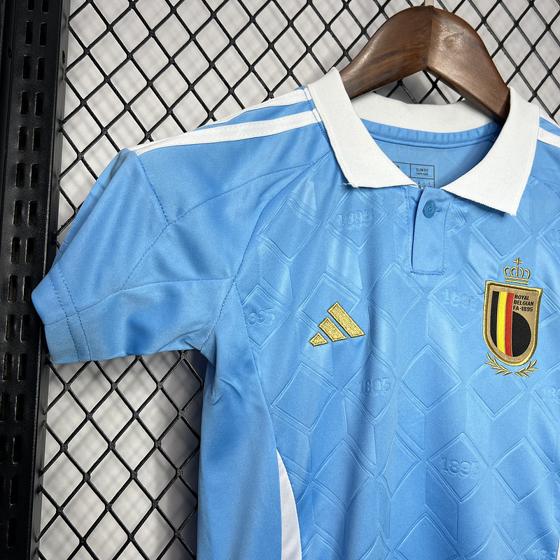 2024-25 Belgium Away KIDS Football jersey