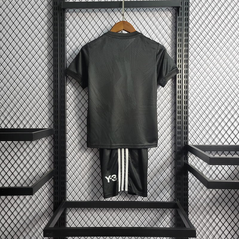 2022-23 Kids Real Madrid Black Y3 Benzema vini jr. KROOS MODRIC Football jersey