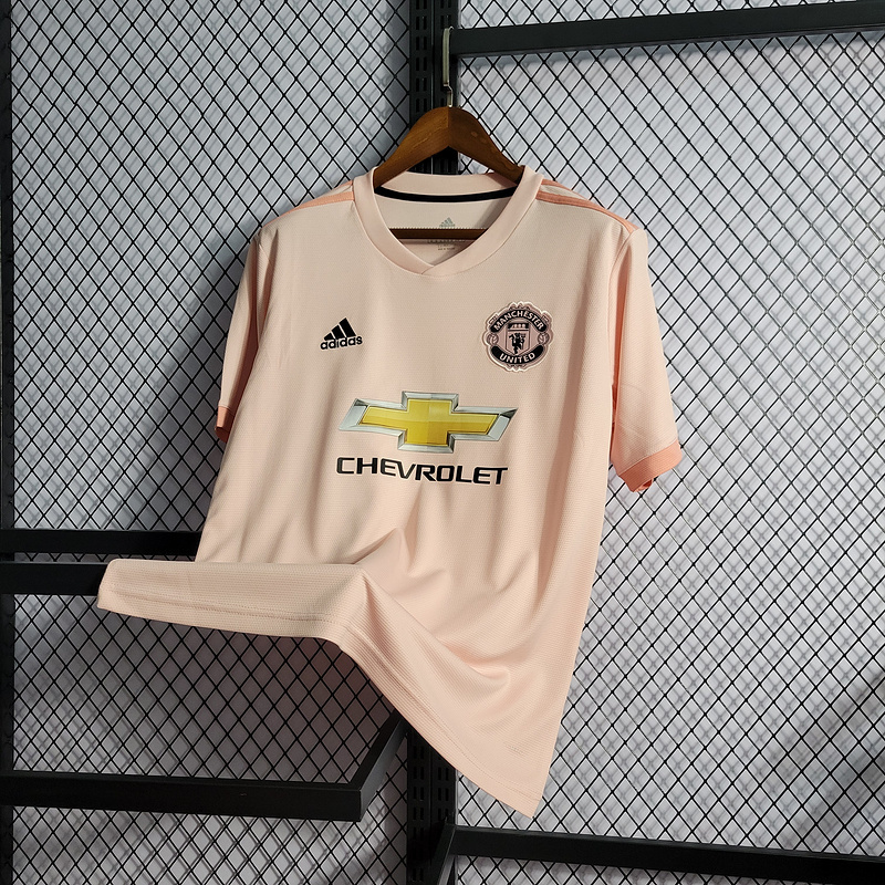 Retro 2019-20 Manchester United Pink Away Size   Football jersey retro