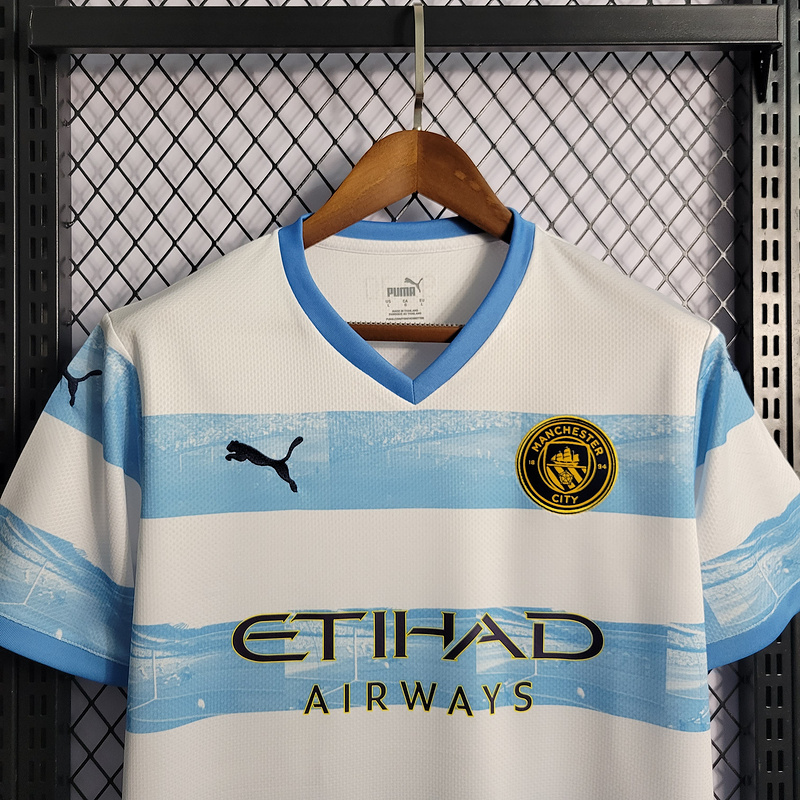 22-23 Manchester City commemorative white blue