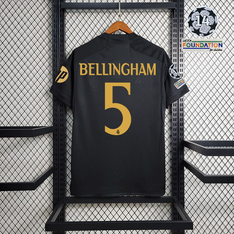 2023-24 Real Madrid 2 away  VALVERDE MODRIC VINI JR.  BELLINGHAM CARVAJAL Football jersey