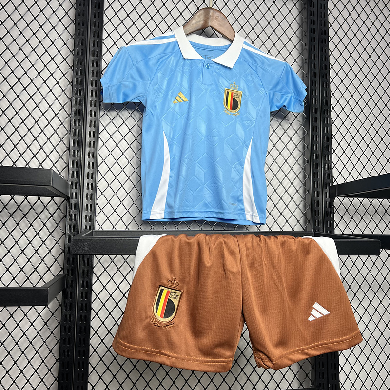 2024-25 Belgium Away KIDS Football jersey