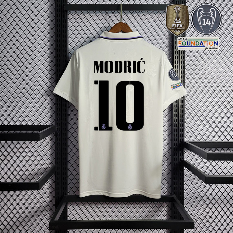 2022-23 Real Madrid home Benzema vini jr. KROOS MODRIC Football jersey