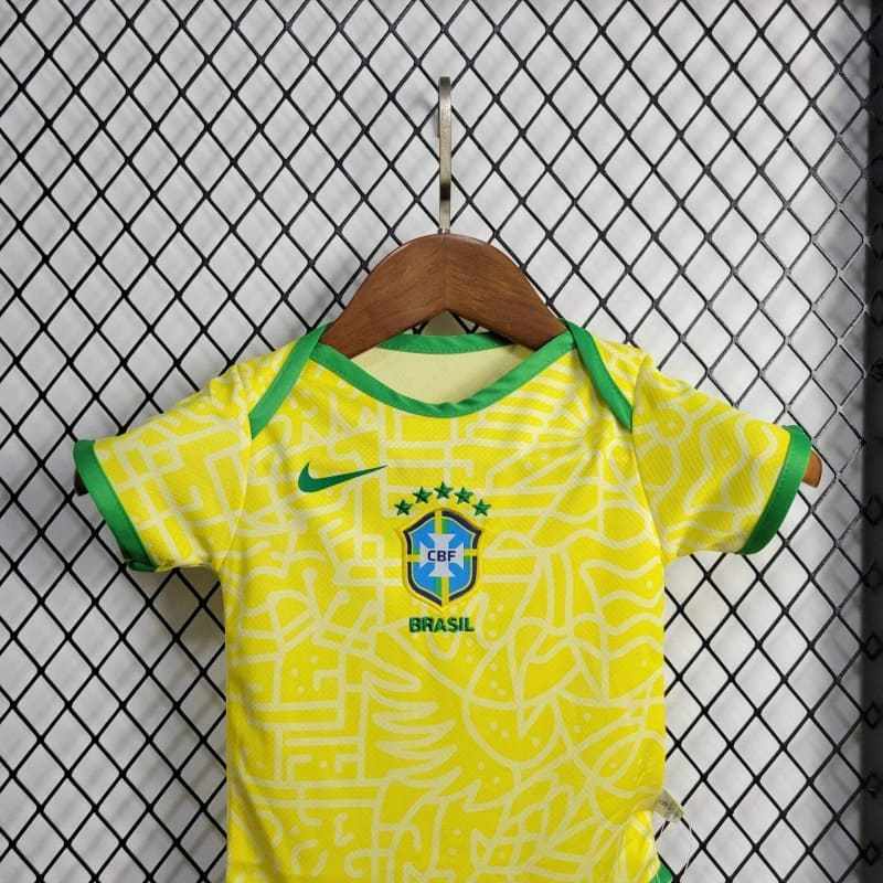 2024-25 Baby Brazil Home Football jersey