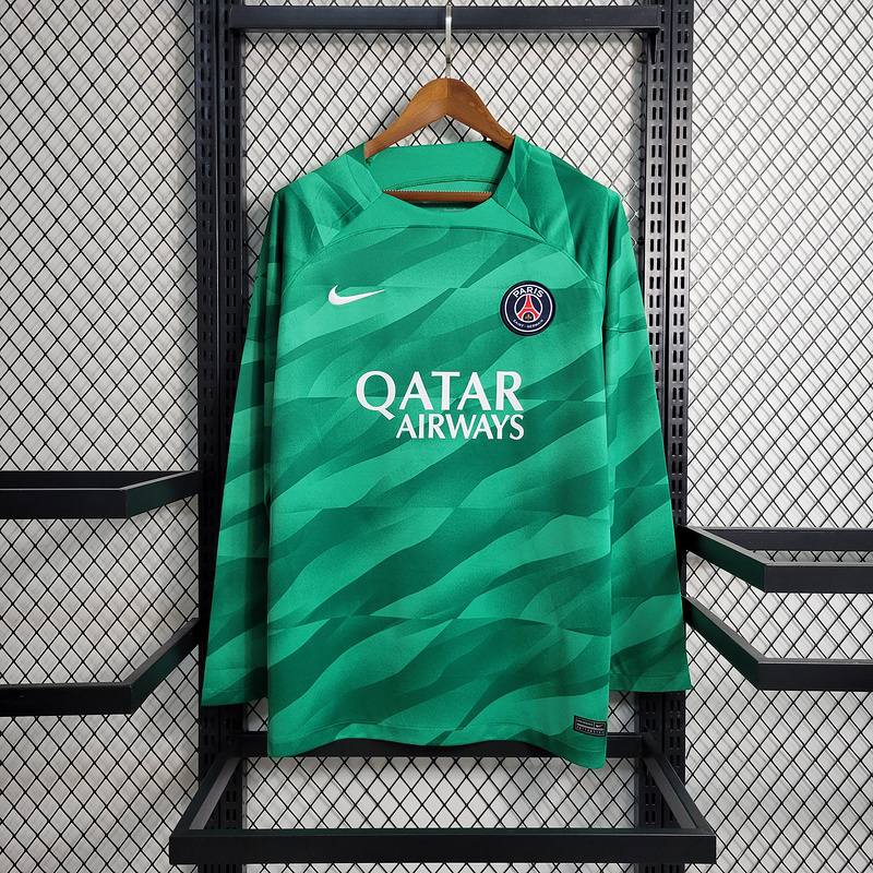 23-24 Long Sleeve PSG Green Goalkeeper