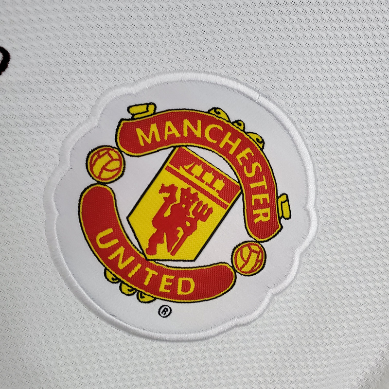 Retro Manchester United 2008-09 League Edition away White   Football jersey retro