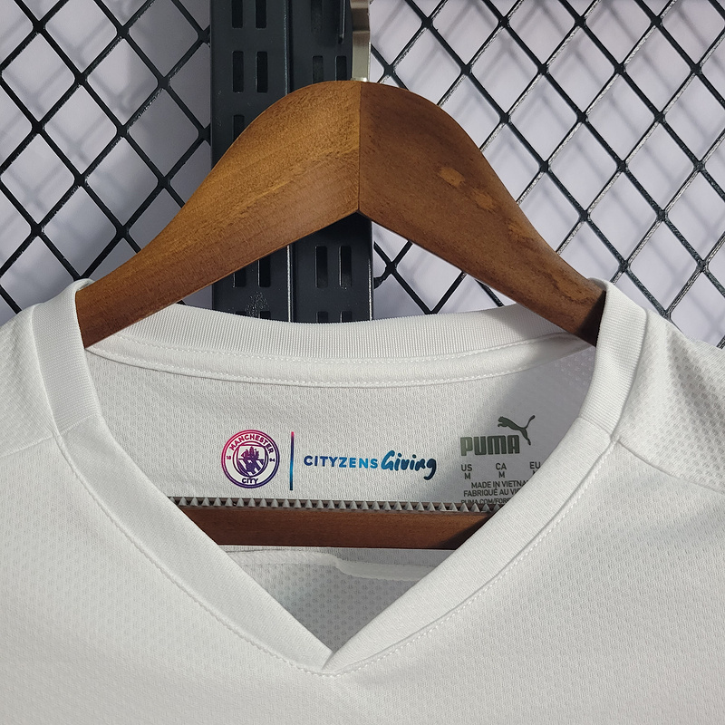 21-22 Manchester City White Soccer Jersey