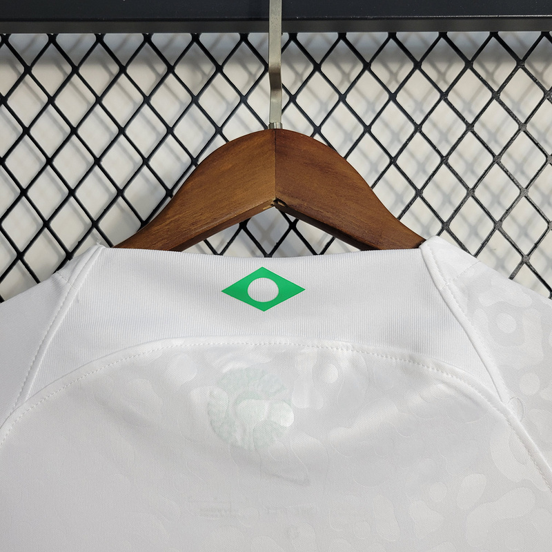 2022-23 Brazil  Women's Women's White Leopard  VINI JP PAPHINHA CUNHA NAYMAR JR L.PAQUETA Football jersey