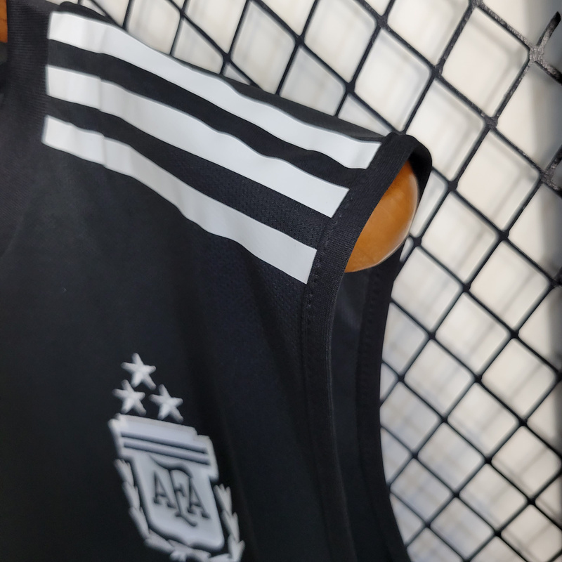 22-23 Argentina vest black 3-star training suit