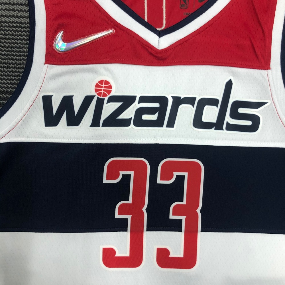 75th Anniversary Washington Wizards White 33 Kuzma