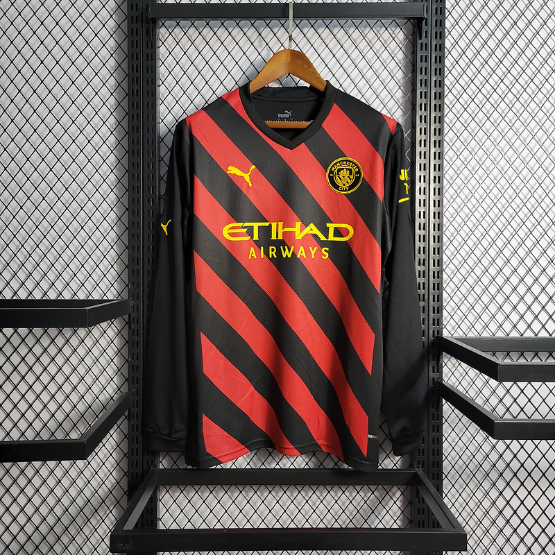 22-23 Long Sleeves Manchester City away