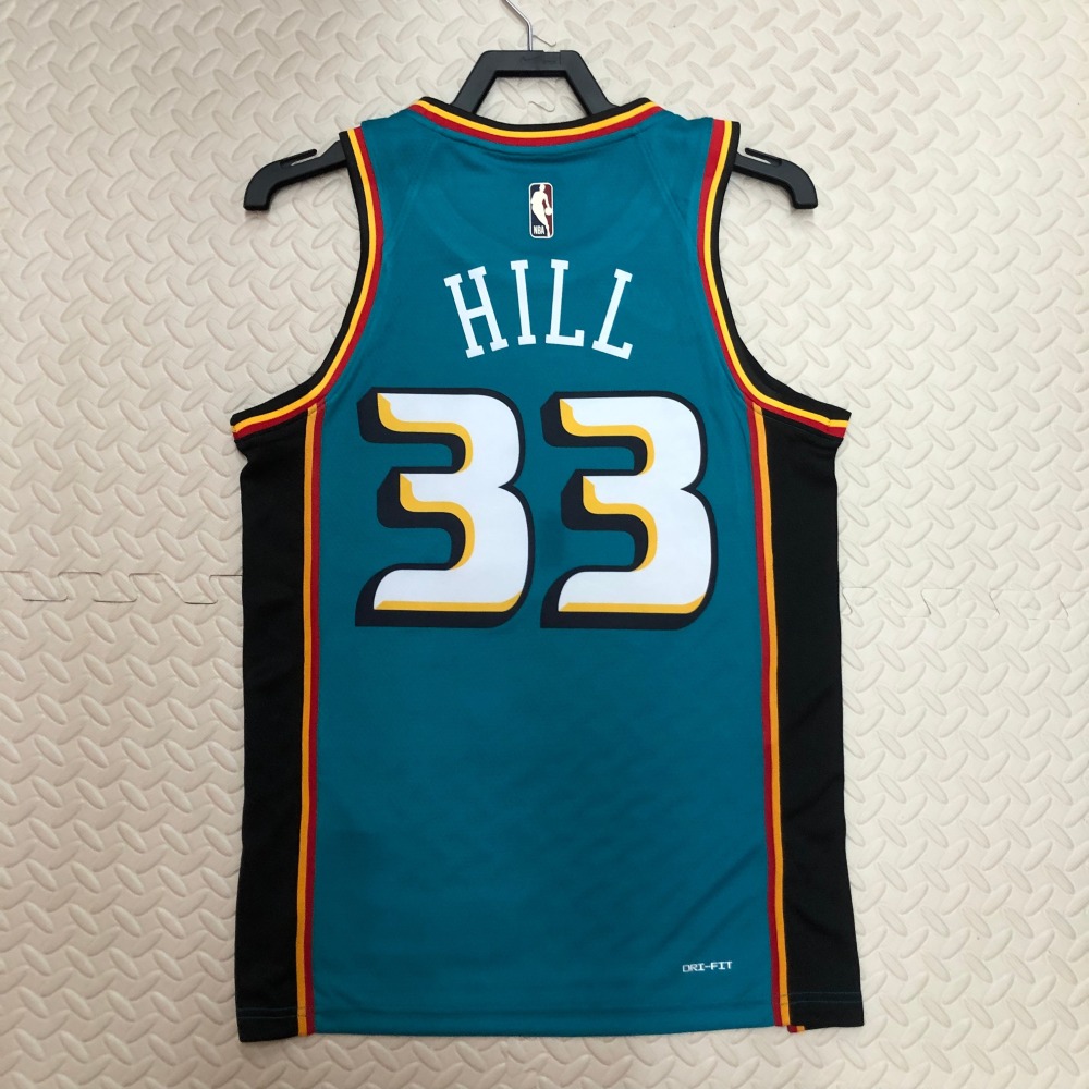 23 Season Detroit Pistons MN Retro 33 Hill