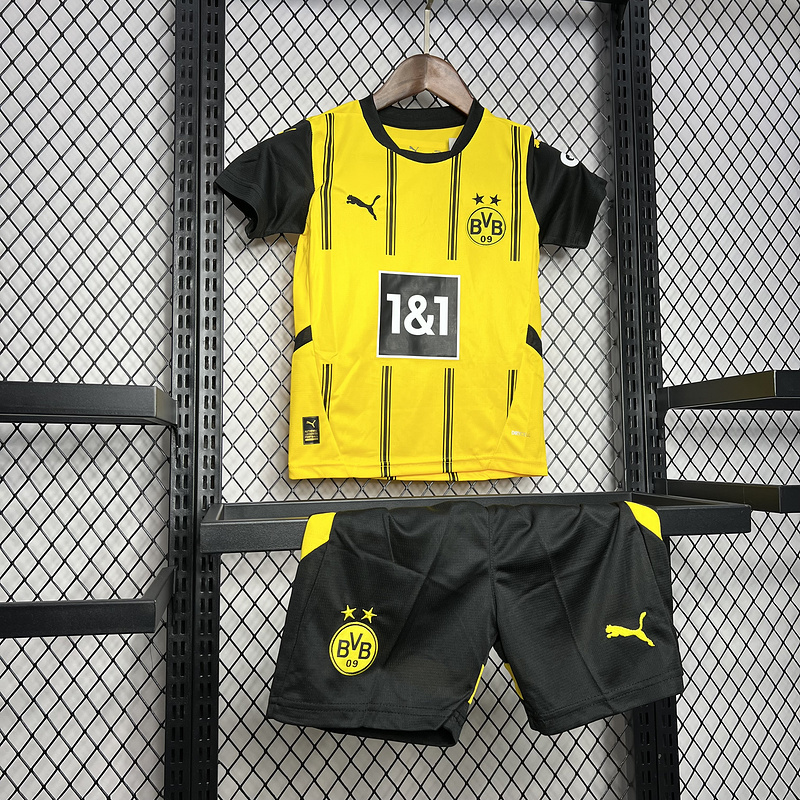 2024-25 Borussia Dortmund Home KIDS Football jersey