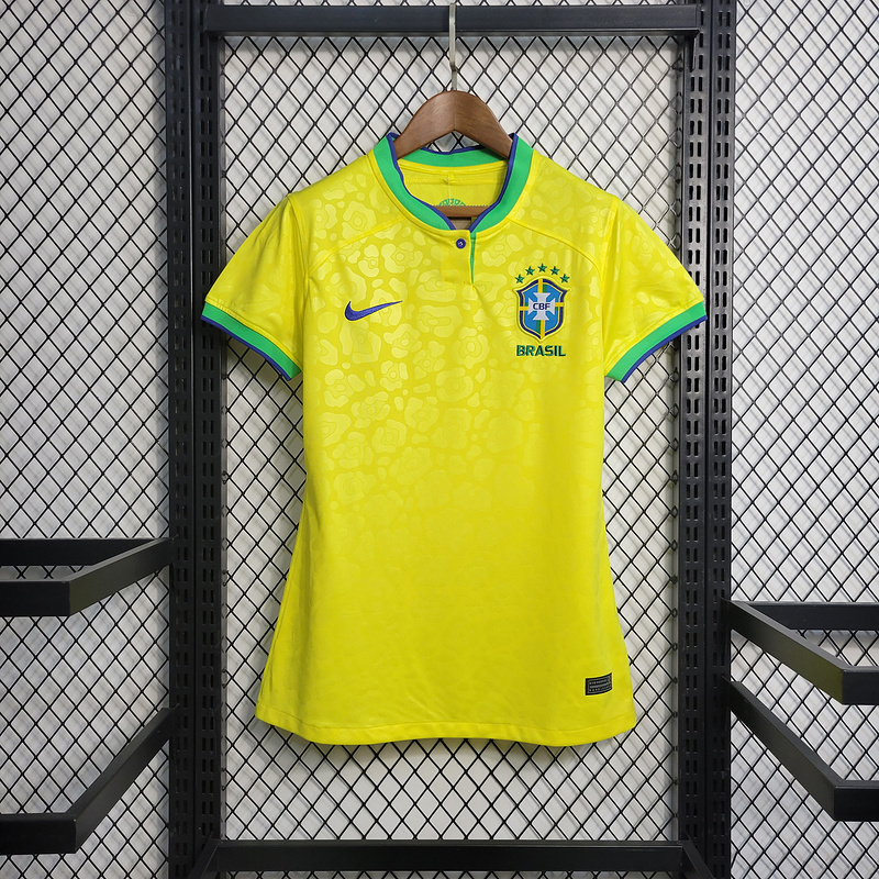 2022-23 Brazil Women's Home  VINI JP PAPHINHA CUNHA NAYMAR JR L.PAQUETA Football jersey