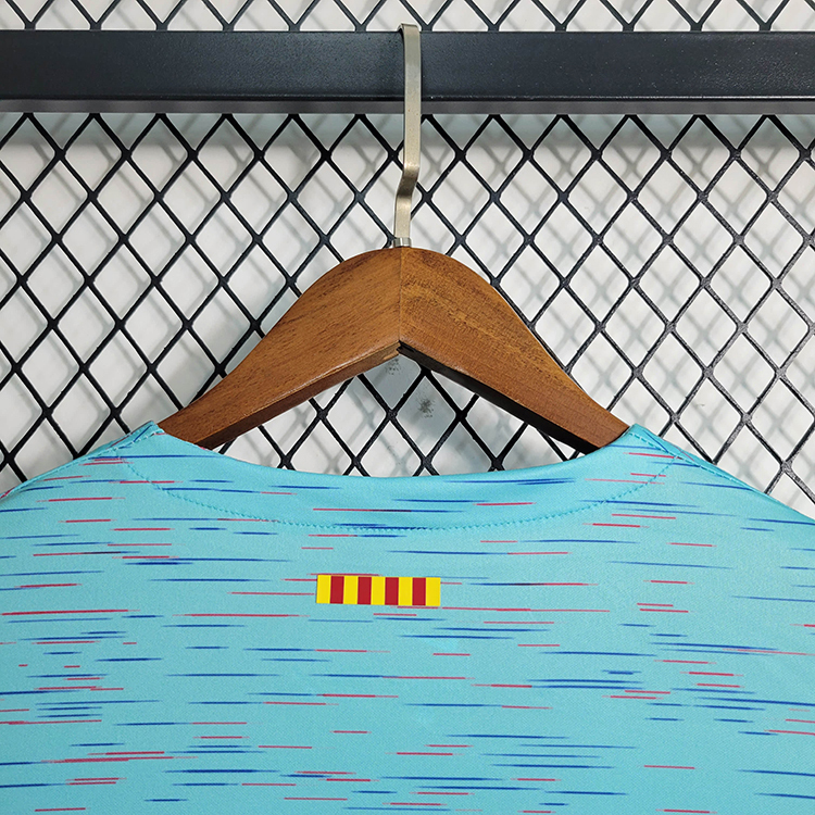 2023-24 Barcelona 2 Away  GAVI LEWANDOWSKI F. DE JONG PEDRI FERMíN Football jersey