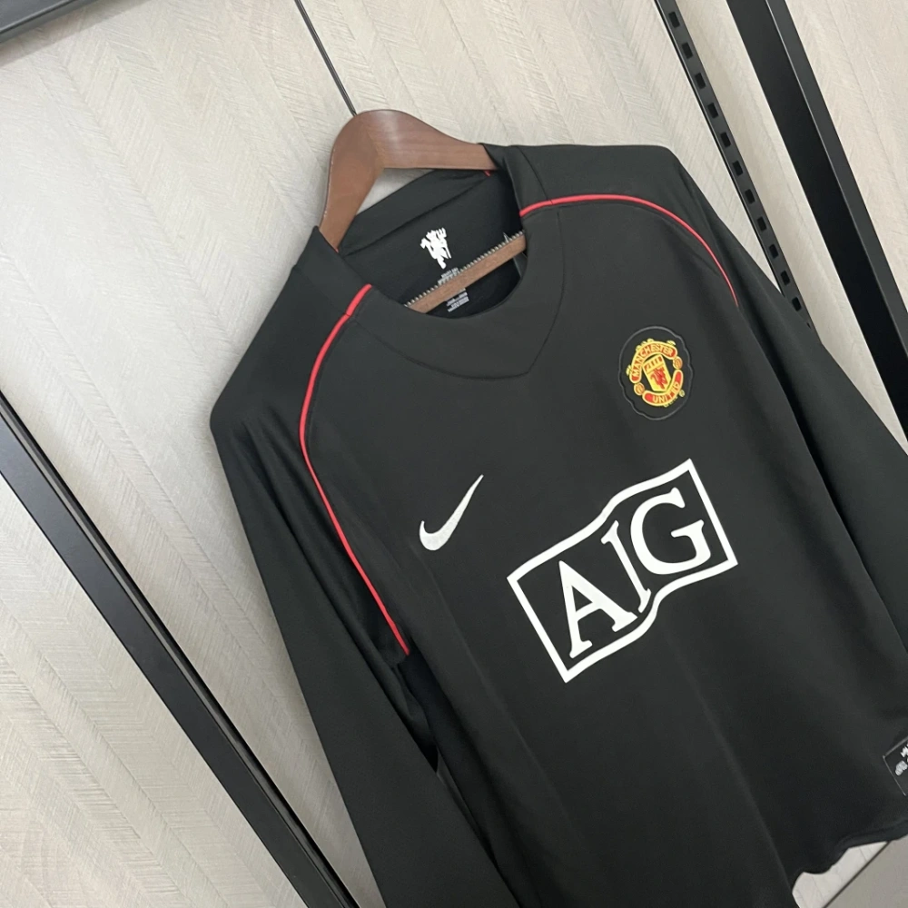Retro 2007-08 Manchester United away retro football jersey Fan version