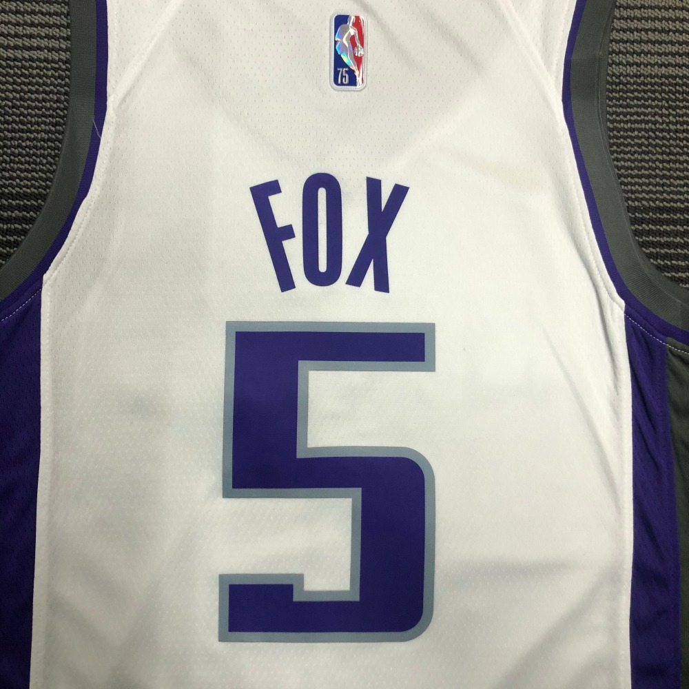 75th Anniversary Sacramento Kings White 5 Fox