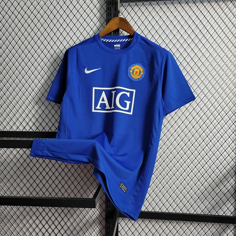 Retro 2008-09 Manchester United away retro football jersey Fan version