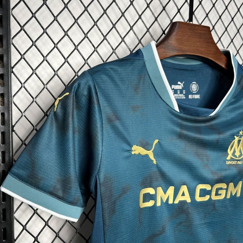 2024-25 Marseille Away KIDS Maillot OM Football jersey
