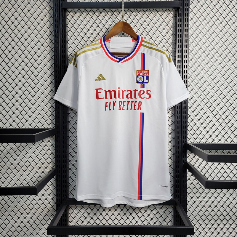 2023-24 Lyon Home soccer jersey