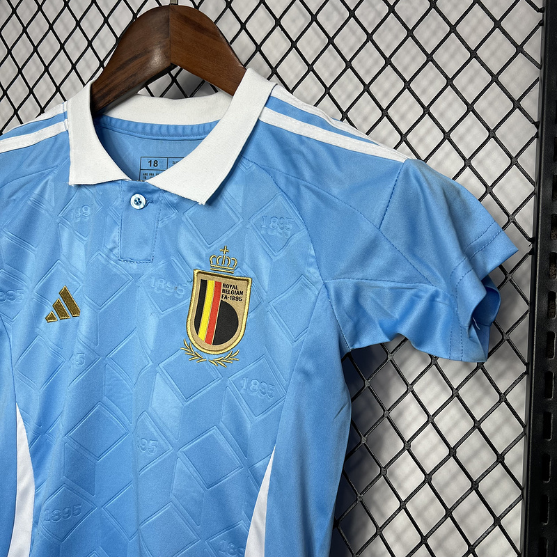 2024-25 Belgium Away KIDS Football jersey