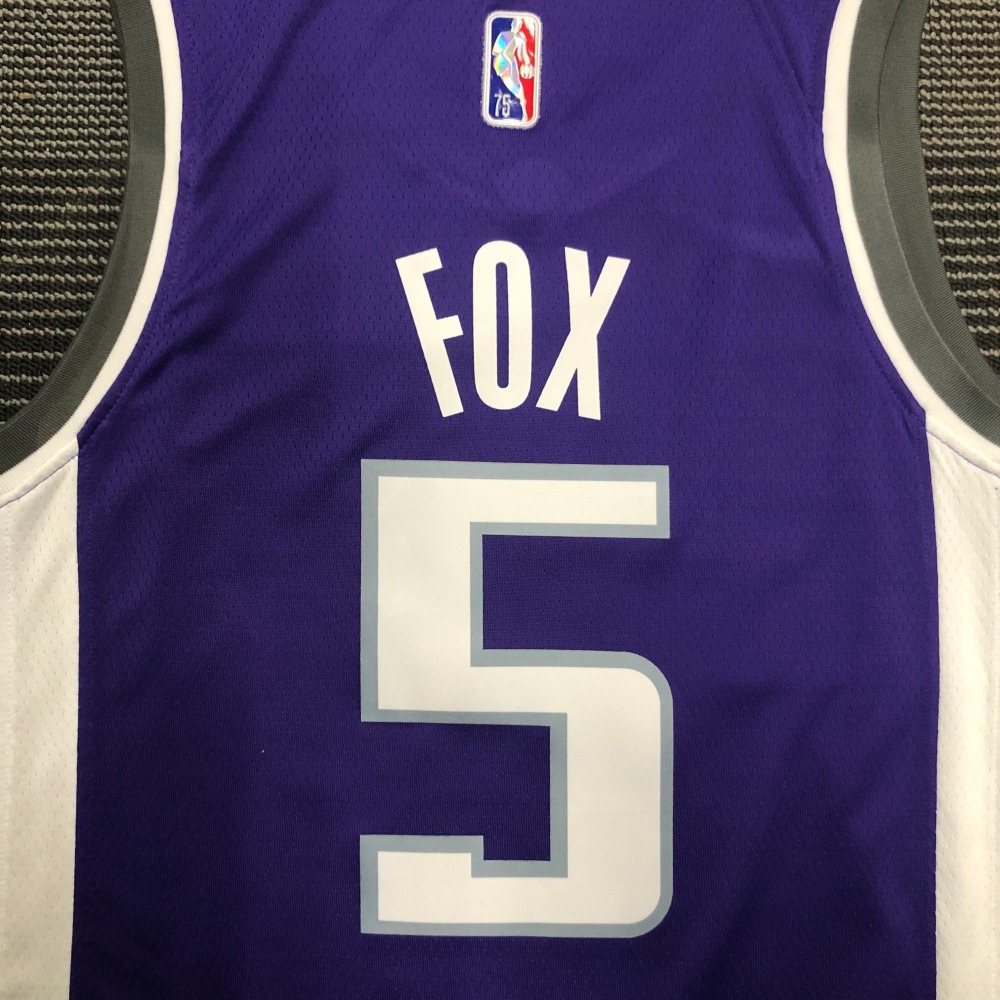 75th Anniversary Sacramento Kings Purple 5 Fox