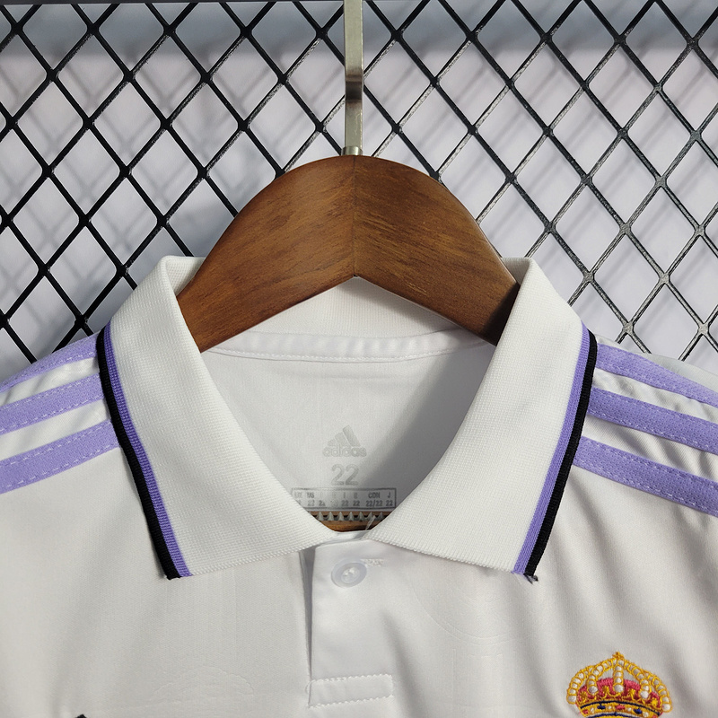 2022-23 Kids Real Madrid Home Benzema vini jr. KROOS MODRIC Football jersey