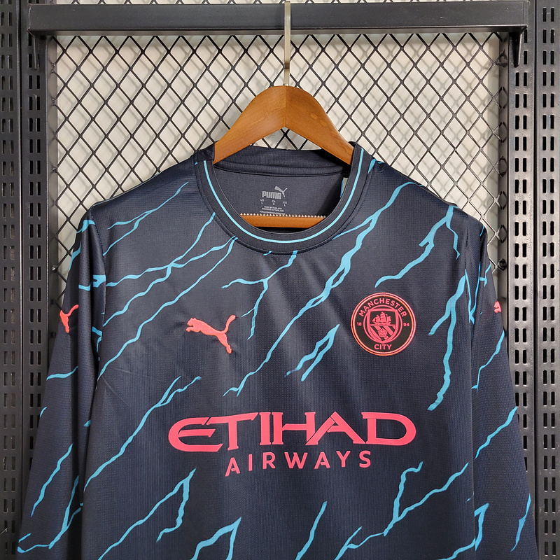 23-24 Manchester City 2 away long sleeve
