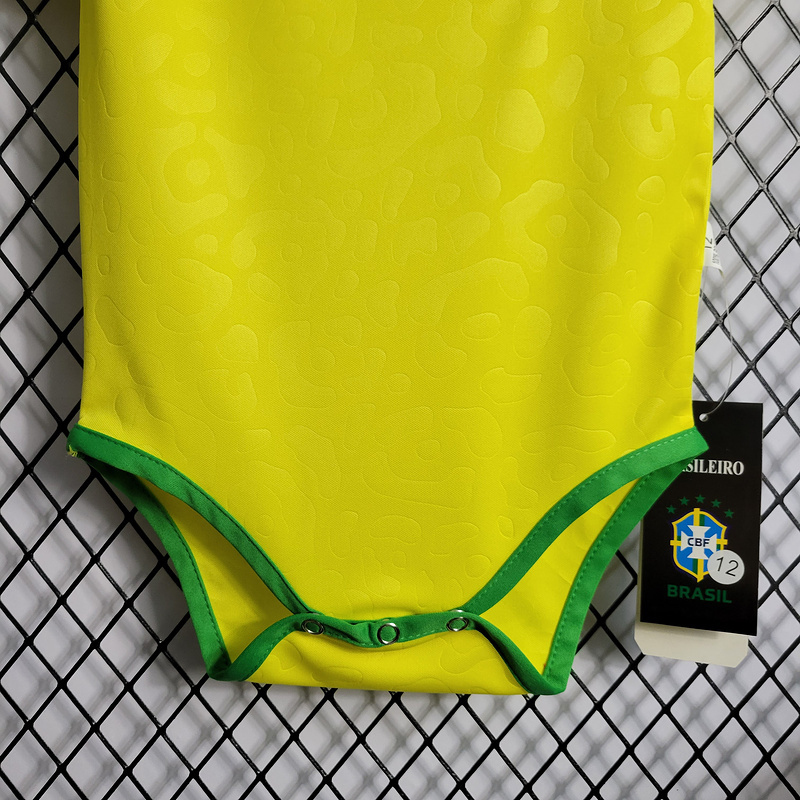 2022-23 Baby Brazil home Football jersey