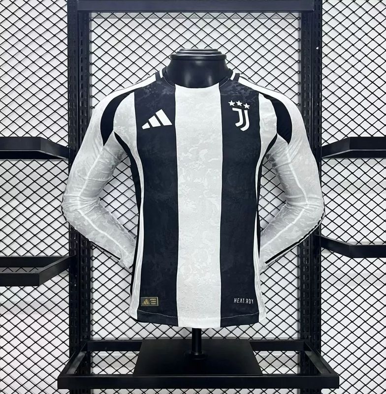 Player Long Sleeves 2024-25 Juventus Home VLAHOVIC Football jersey