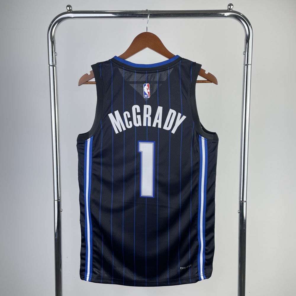 23 Season Orlando Magic Black Stripe 1 McGrady