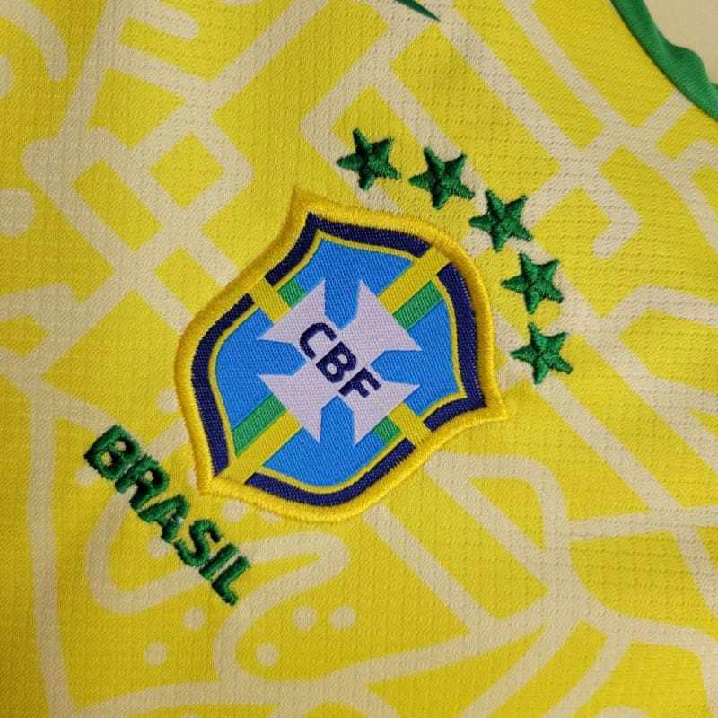 2024-25 Baby Brazil Home Football jersey