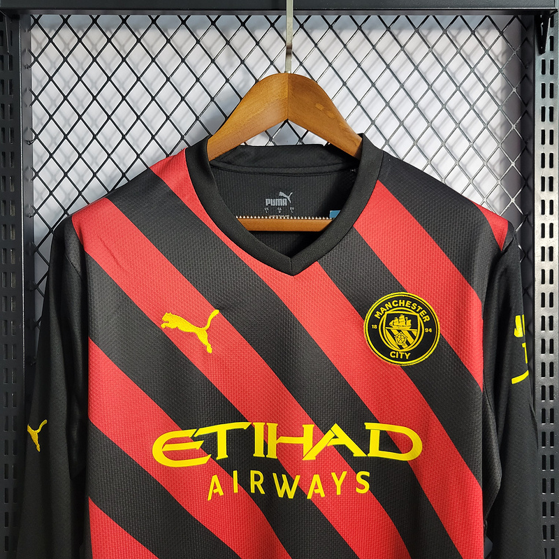 22-23 Long Sleeves Manchester City away