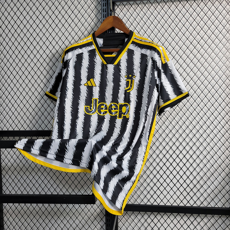 2023-24 Juventus Home  CHIESA VLAHOVIC POGBA KOSTIC Football jersey