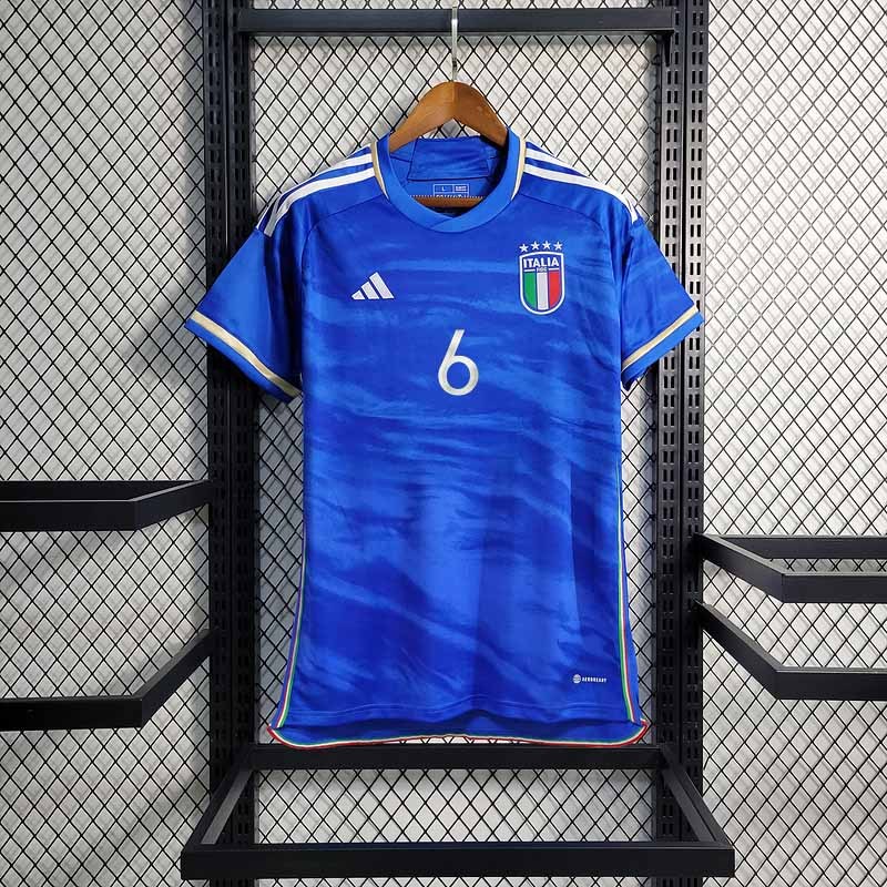 2023-24 Italy  home  VERRATTI BARELLA ADRIAN VERRATTI DEL PIRO Football jersey