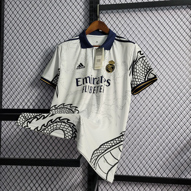 2022-23 Real Madrid Chinese Dragon White  Benzema vini jr. KROOS MODRIC Football jersey